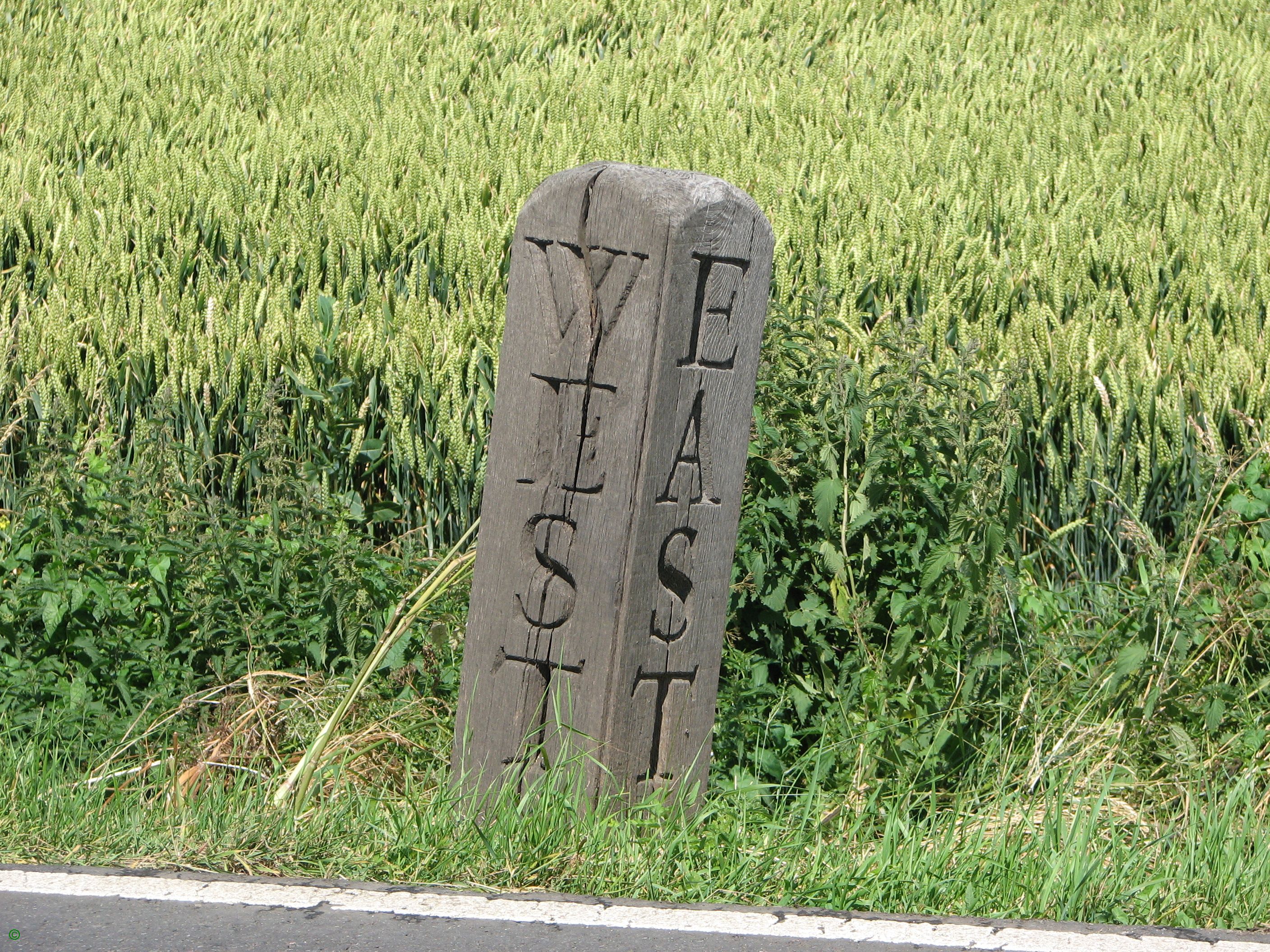 Greenwich Meridian Marker; England; Cambridgeshire; Doddinton